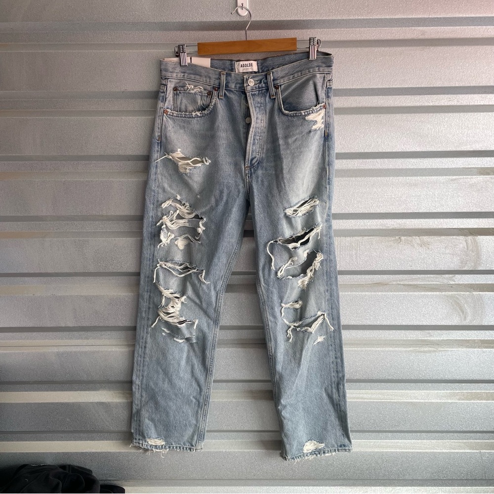 AGOLDE NWT 90's Mid Rise Loose in Unhinged